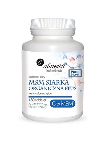 MSM Organic Sulphur PLUS, 180 таблетки