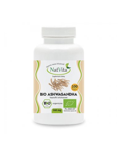 Ashwagandha Bio 360 mg, 100 капсули