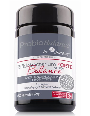 ProbioBalance, Bifidobacterium Forte Balance 20 mld., 60 зеленчукови капс.
