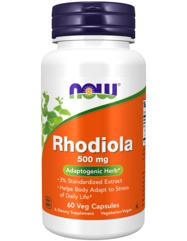 Розов златовръх (Rhodiola Rosea) 500 mg, 60 растителни капсули